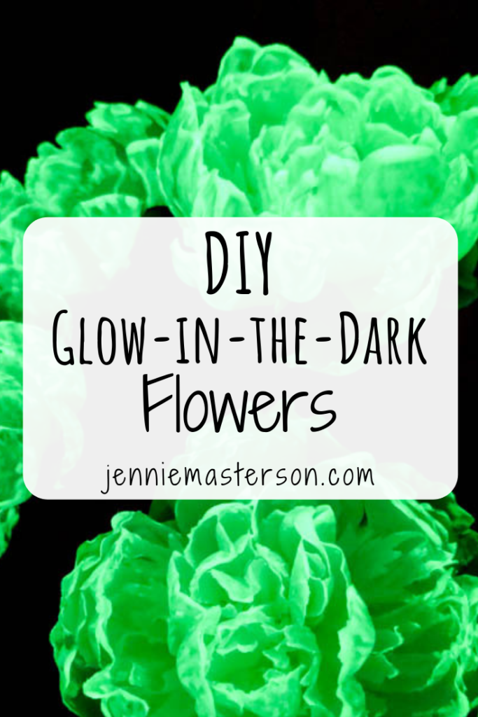 How to Make Glow in the Dark Flowers Jennie Masterson