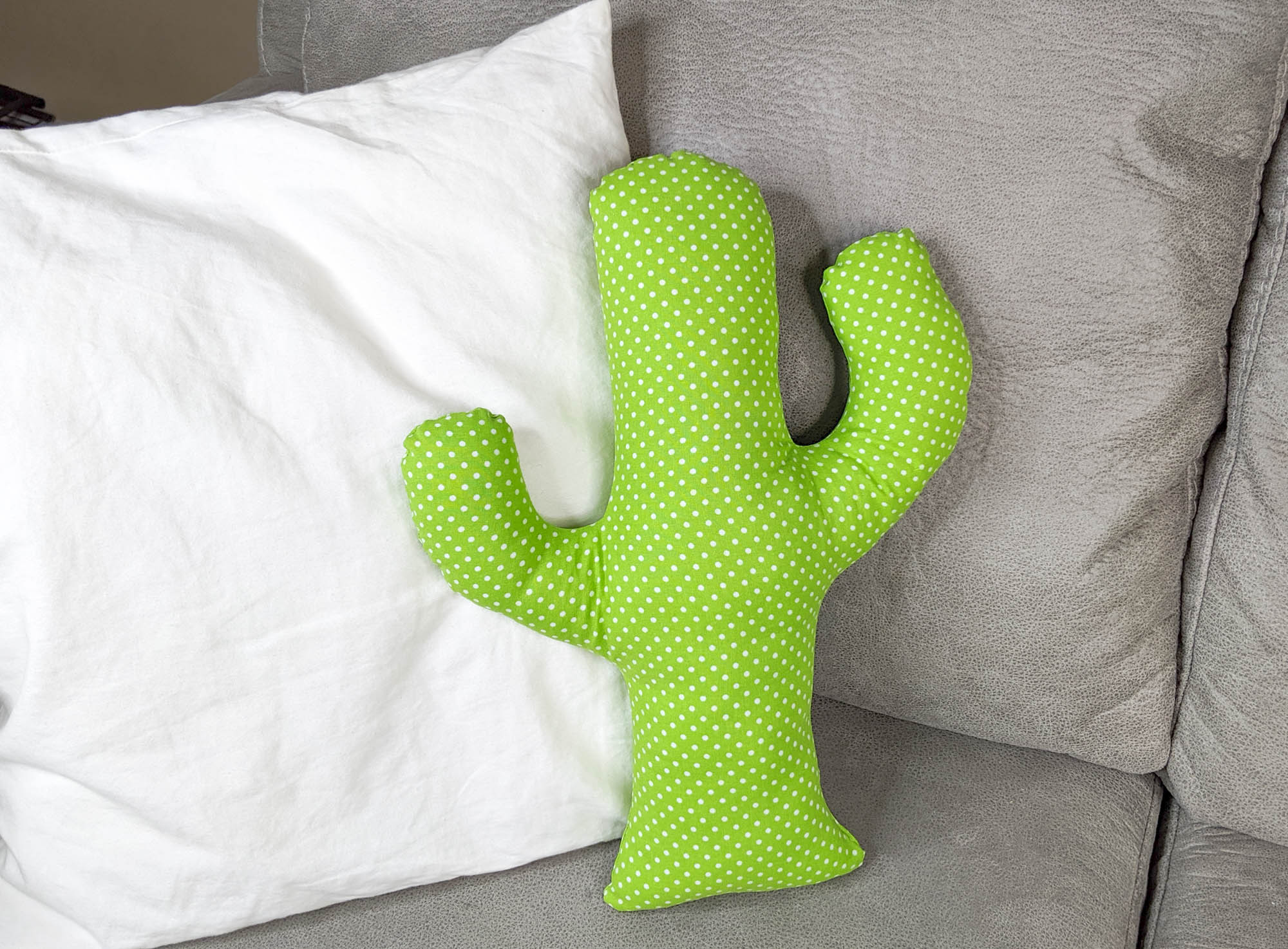 How to Make a Cactus Pillow: Free Sewing Pattern