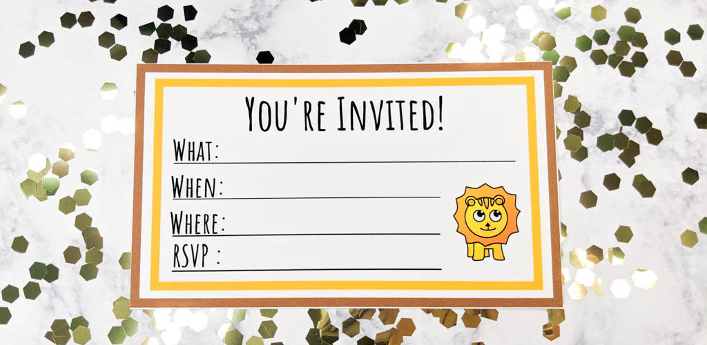 Zoo Party Part 1 of 5: FREE Printable Invitations - Jennie Masterson