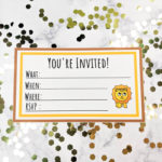 Zoo Party Part 1 of 5: FREE Printable Invitations