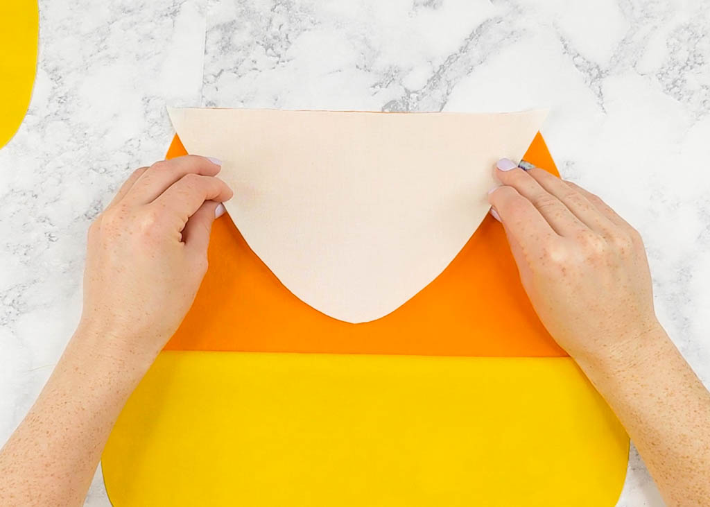 How to Make a Candy Corn Pillow With a FREE Sewing Pattern - Jennie ...