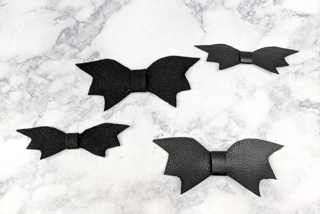 Make Bat Hair Bows With a Free SVG and Template - Jennie Masterson