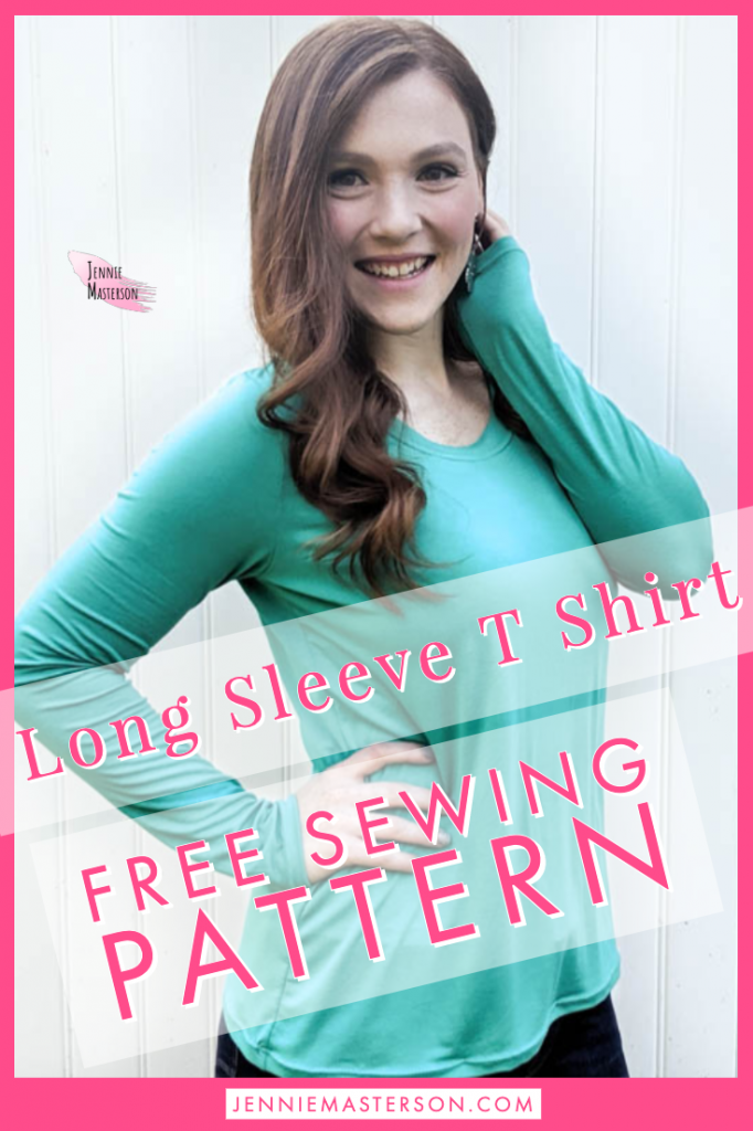 DIY: T-shirt to Long Sleeve Tee Tutorial