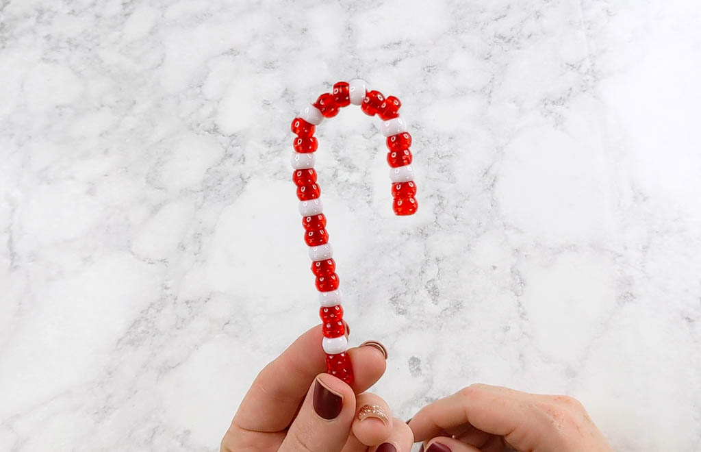 DIY Candy Cane Christmas Ornaments Kids Craft - Jennie Masterson