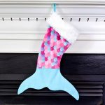 Mermaid Stocking (Free Christmas Sewing Pattern)