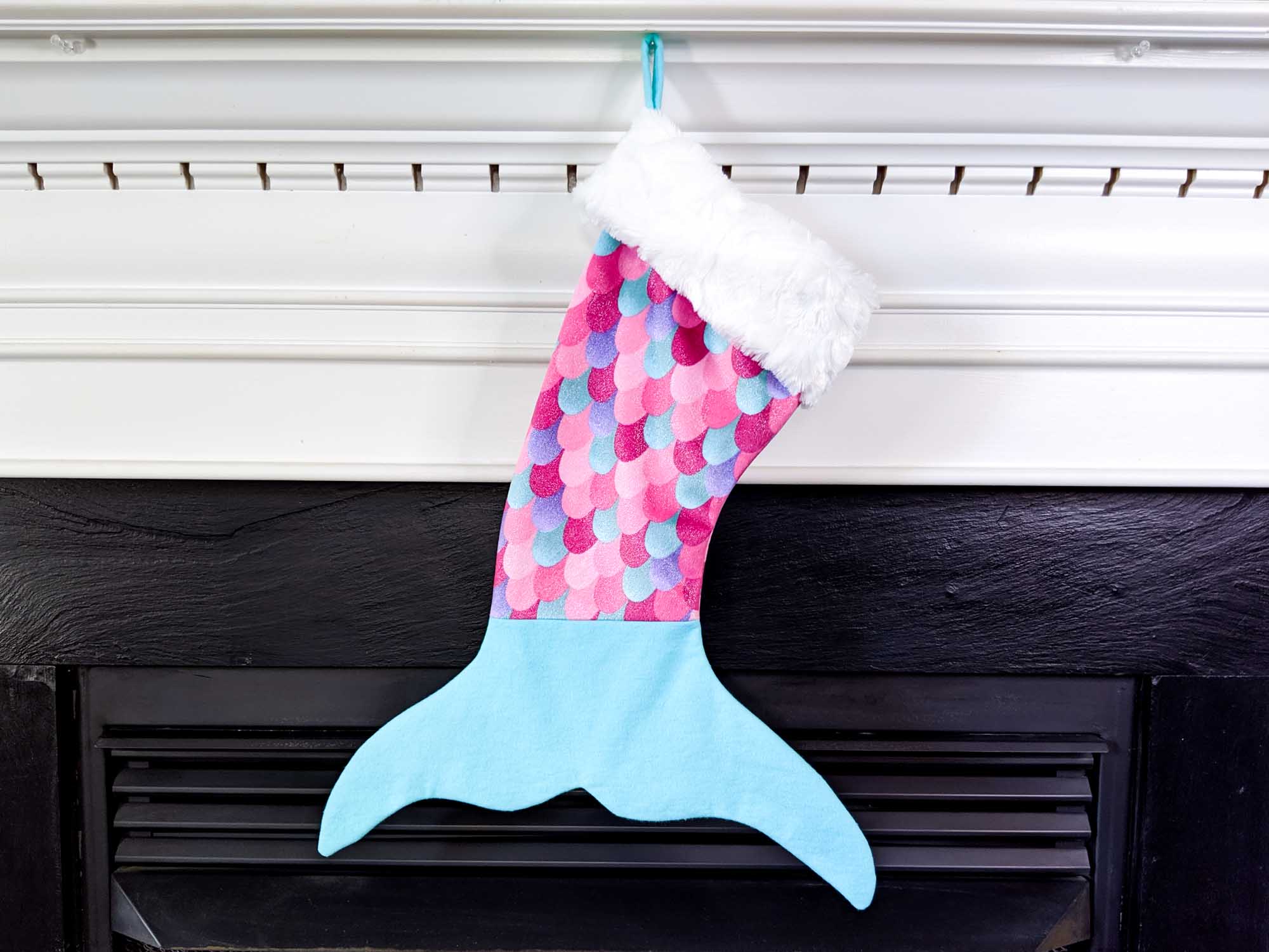 Mermaid Stocking (Free Christmas Sewing Pattern)