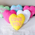 How to Make a Heart Pillow (Conversation SVG’s Included!