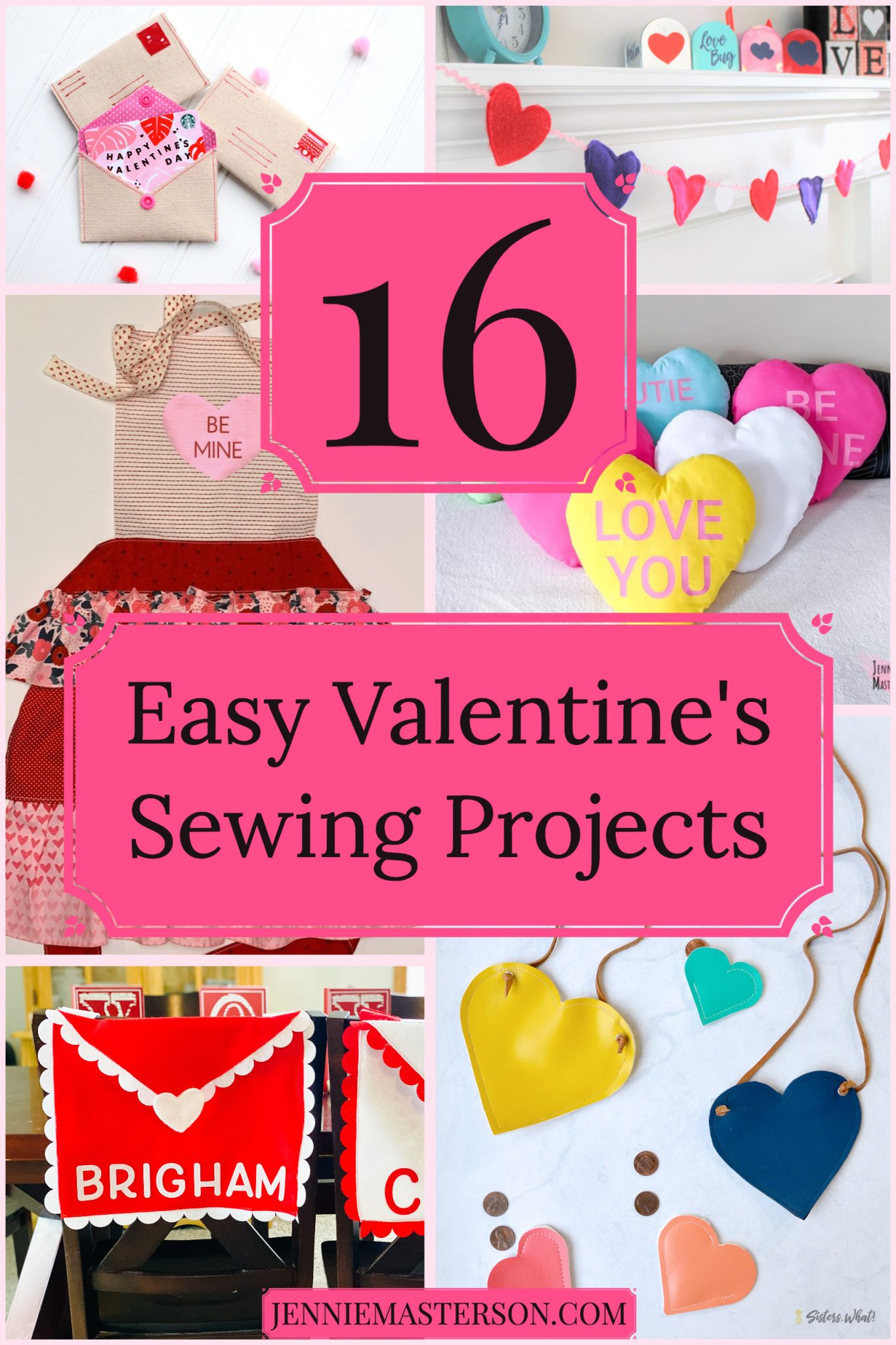 16 Easy Sewing Projects for Valentine's Day Jennie Masterson