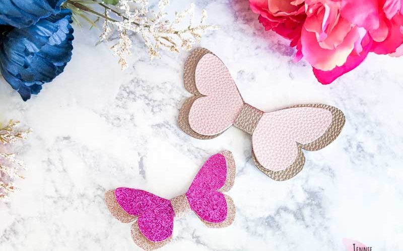 Download How To Make Butterfly Hair Bows With A Free Pattern And Svg Jennie Masterson PSD Mockup Templates