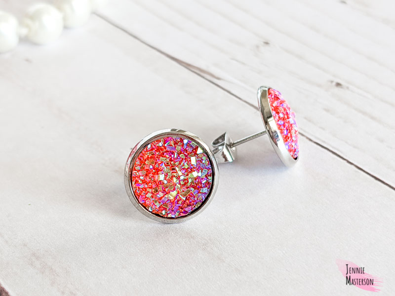 How to Make the Easiest Druzy Earrings Ever