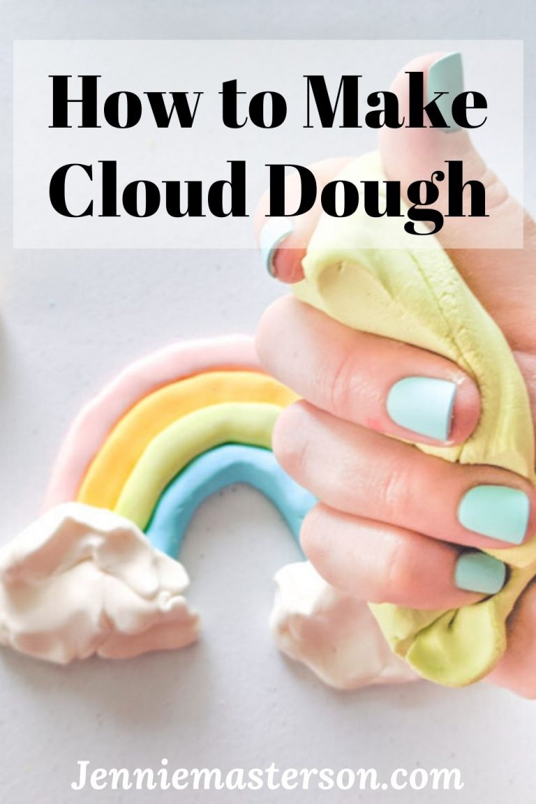 Cloud Dough Recipe It S Super Easy Jennie Masterson   Cloud Dough Pin 768x1152 