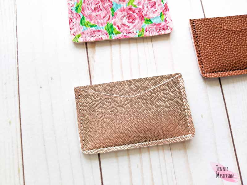 Making a Beautiful + Simple Leather Coin Wallet (PATTERN) 