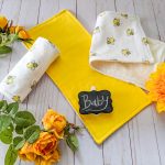 Baby Burp Cloth (Free and Easy Sewing Pattern)