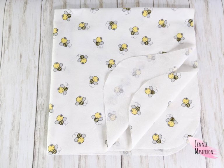 Make an Easy Receiving Blanket for Baby (Free Pattern) Jennie Masterson