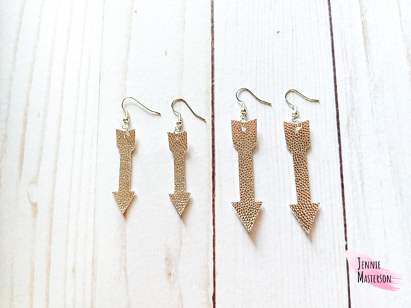 How to make faux leather earrings with tips and tricks to apply heat  transfer vinyl 