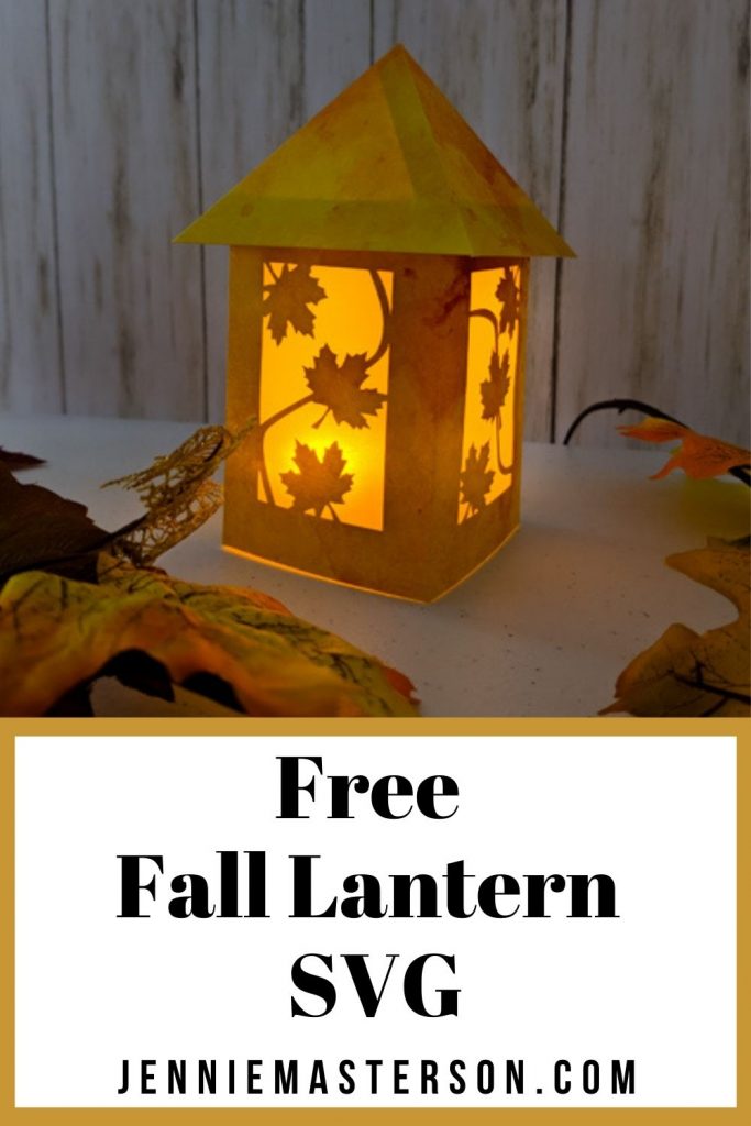 Fall Lantern Pinterest image.