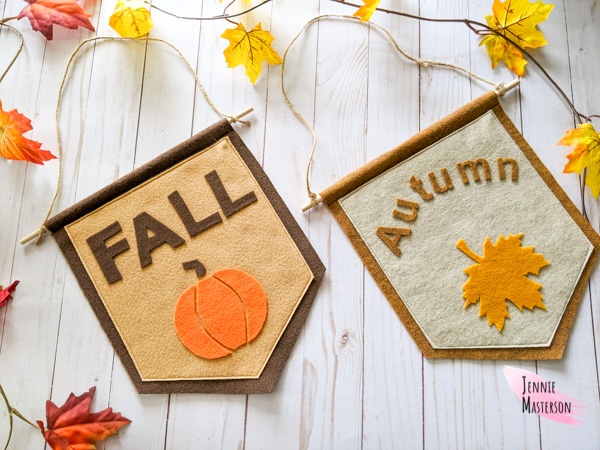 Felt Fall Sign: Free Sewing Pattern