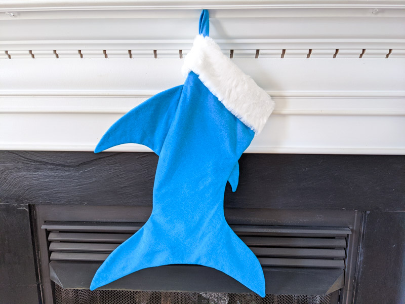 Baby shark 2024 christmas stocking