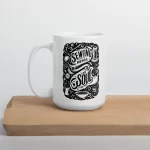 sewing mends the soul coffee mug